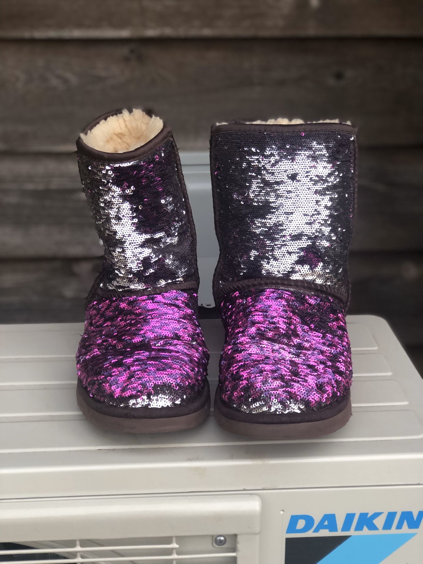 UGG sequin boots size 8