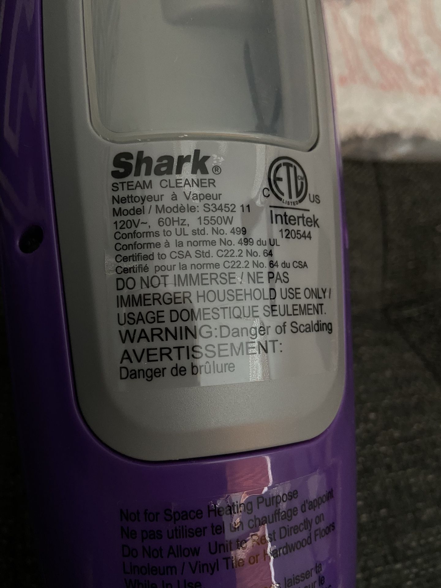 Shark Pro Slim Pocket Steam Mop