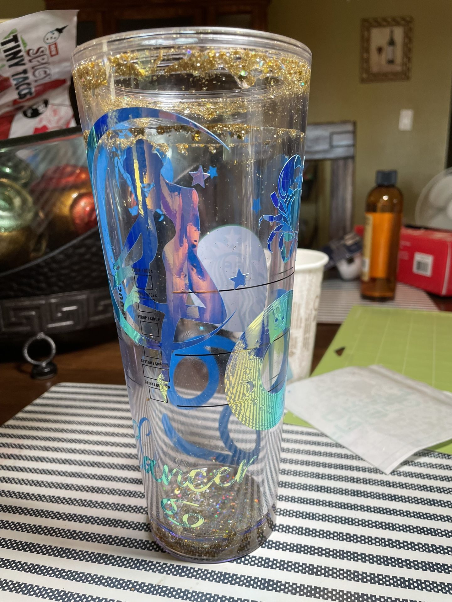 Sailor Moon/zodiac Snow globe Tumbler