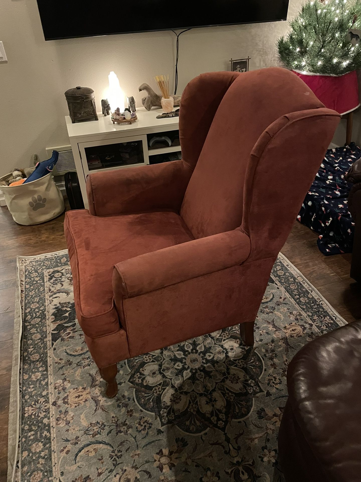 Vintage Wingback Chair $40