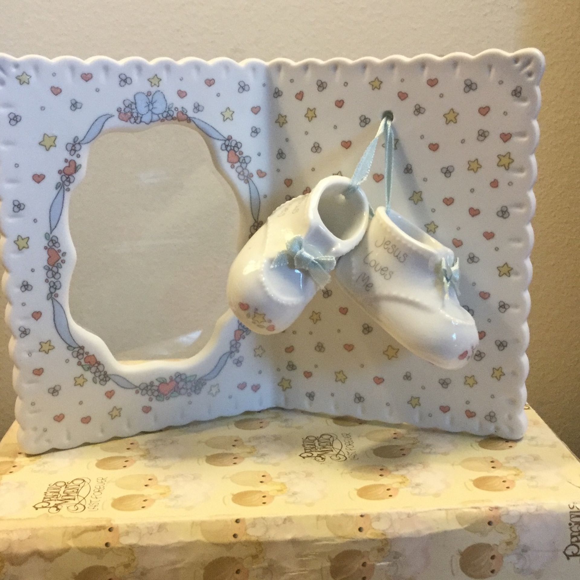 Precious moments baby boy frame