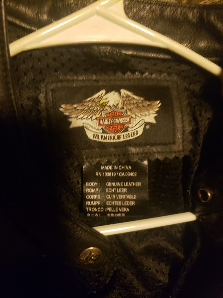 Harley Davidson Leather Coat