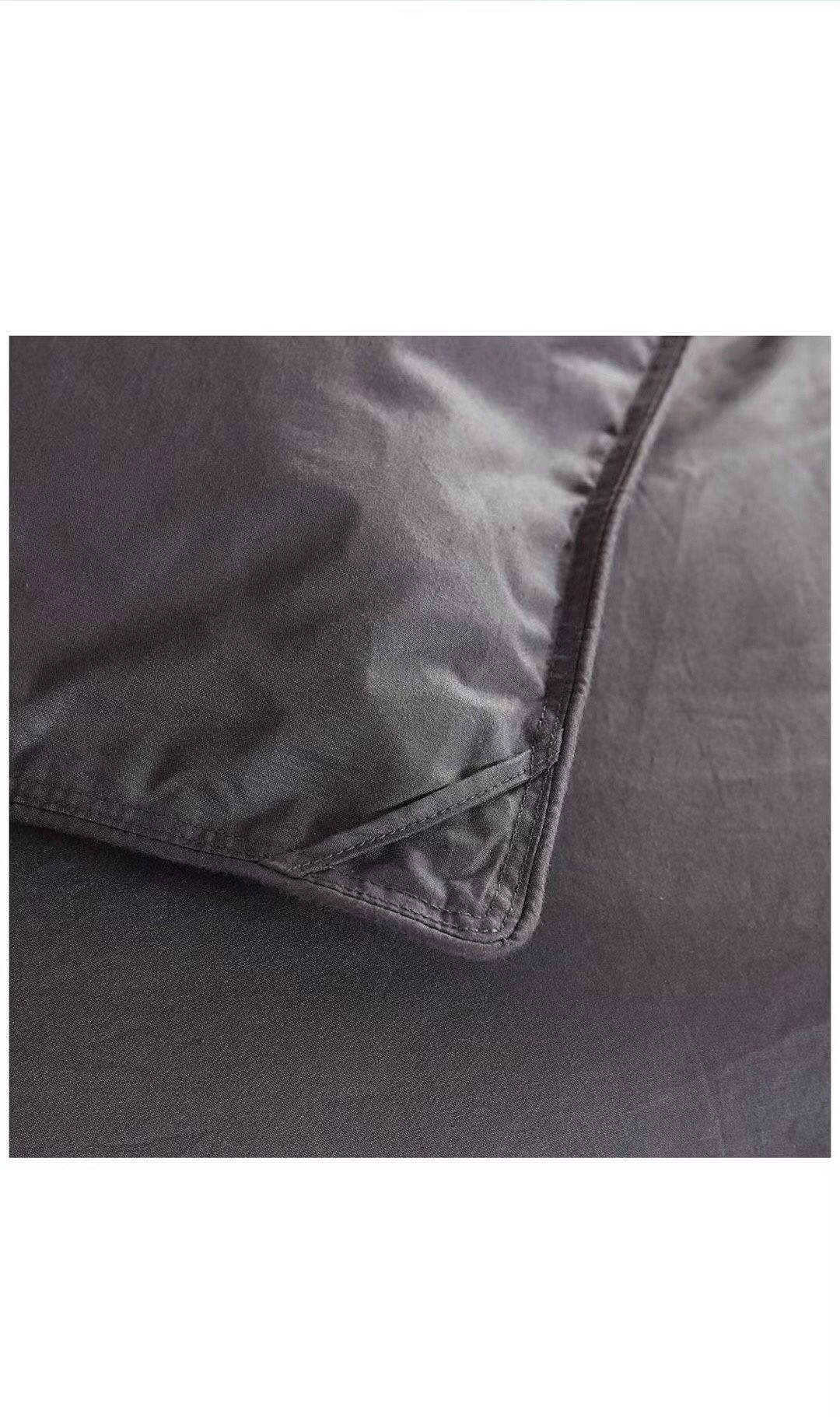 Goose Down Comforter . All Seasons Goose Down Comforter,100% Egyptian Cotton 1200 Thread Count 750+Fill Power. King size