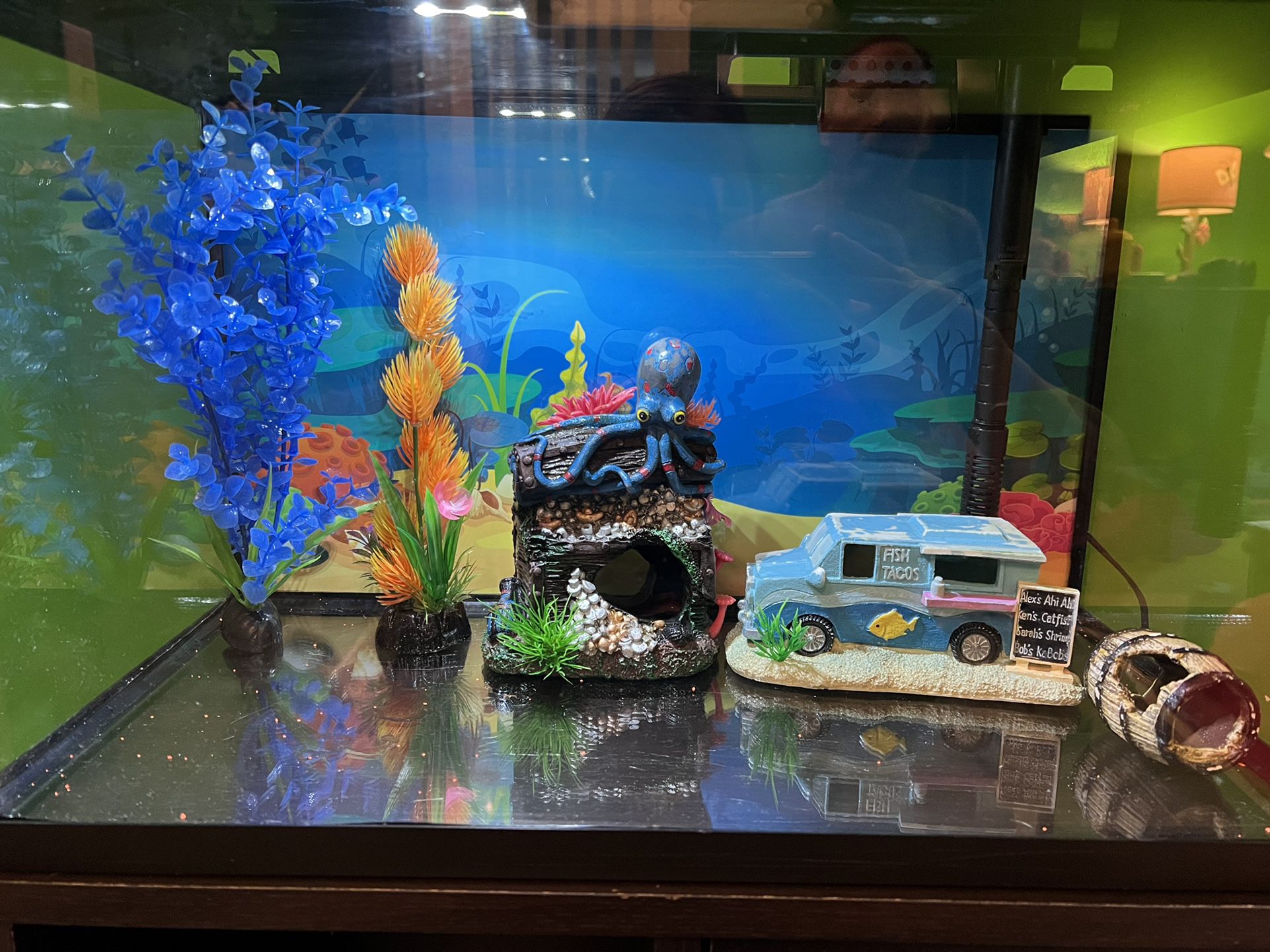 10 Gallon Fish Tank-stand Included-FREE