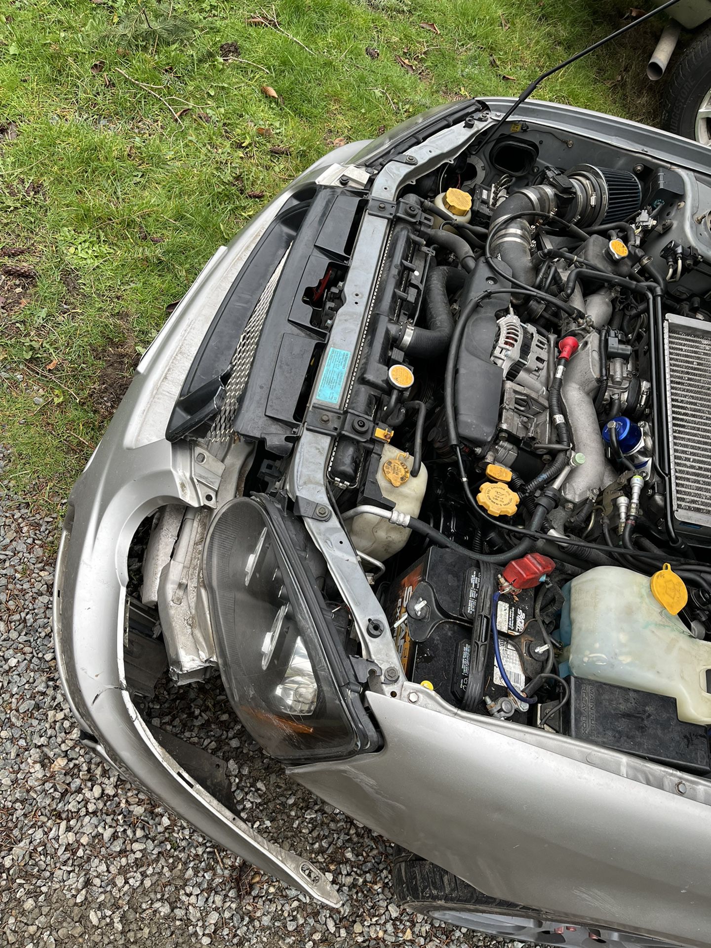 2005 Subaru WRX Impreza Needs Cam Bearing Has Front End Damage 