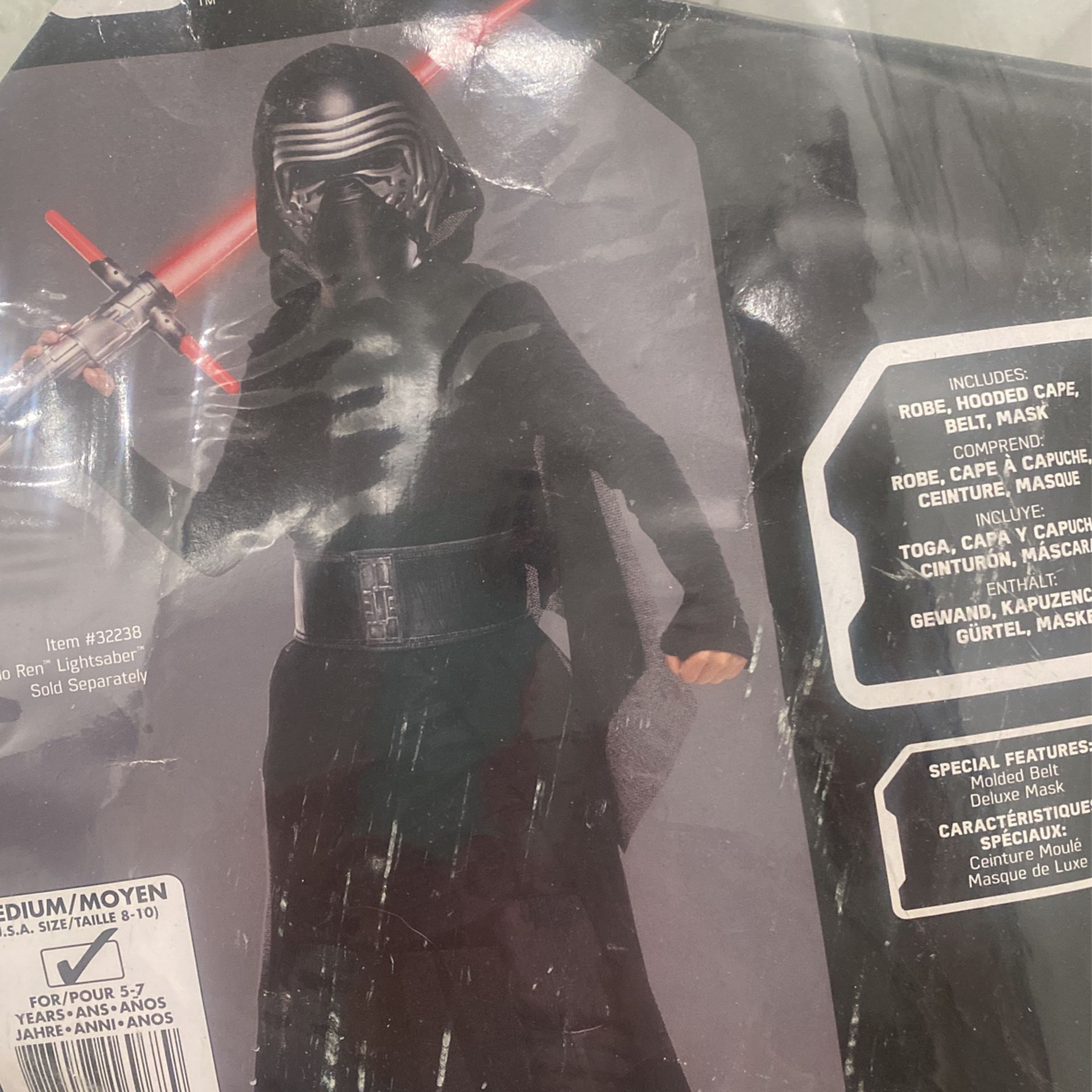 Star Wars  Kylo Ren  Child Costume 5-7 Años