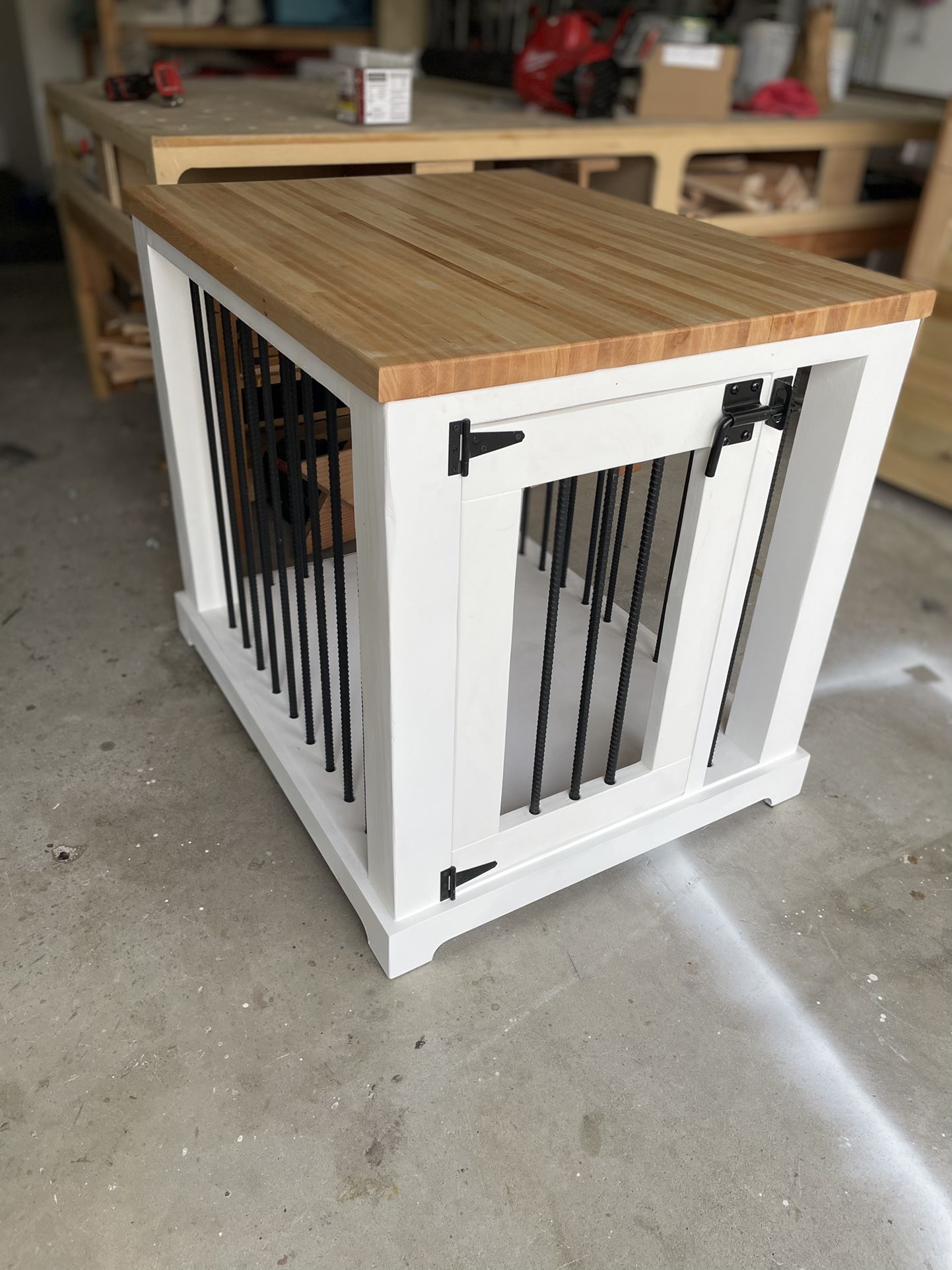 Large Rustic Dog Crate