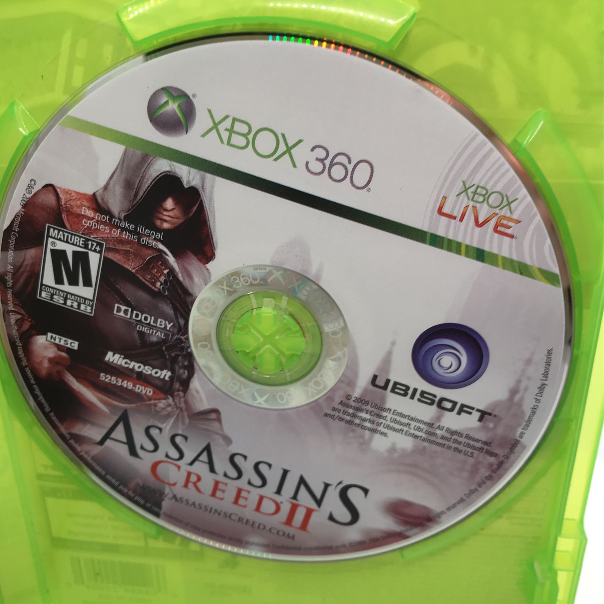Assassins Creed II Xbox 360 Game