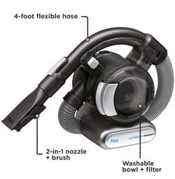 BLACK+DECKER 20V Max Flex Handheld Vacuum with Pet Hair Brush Thumbnail