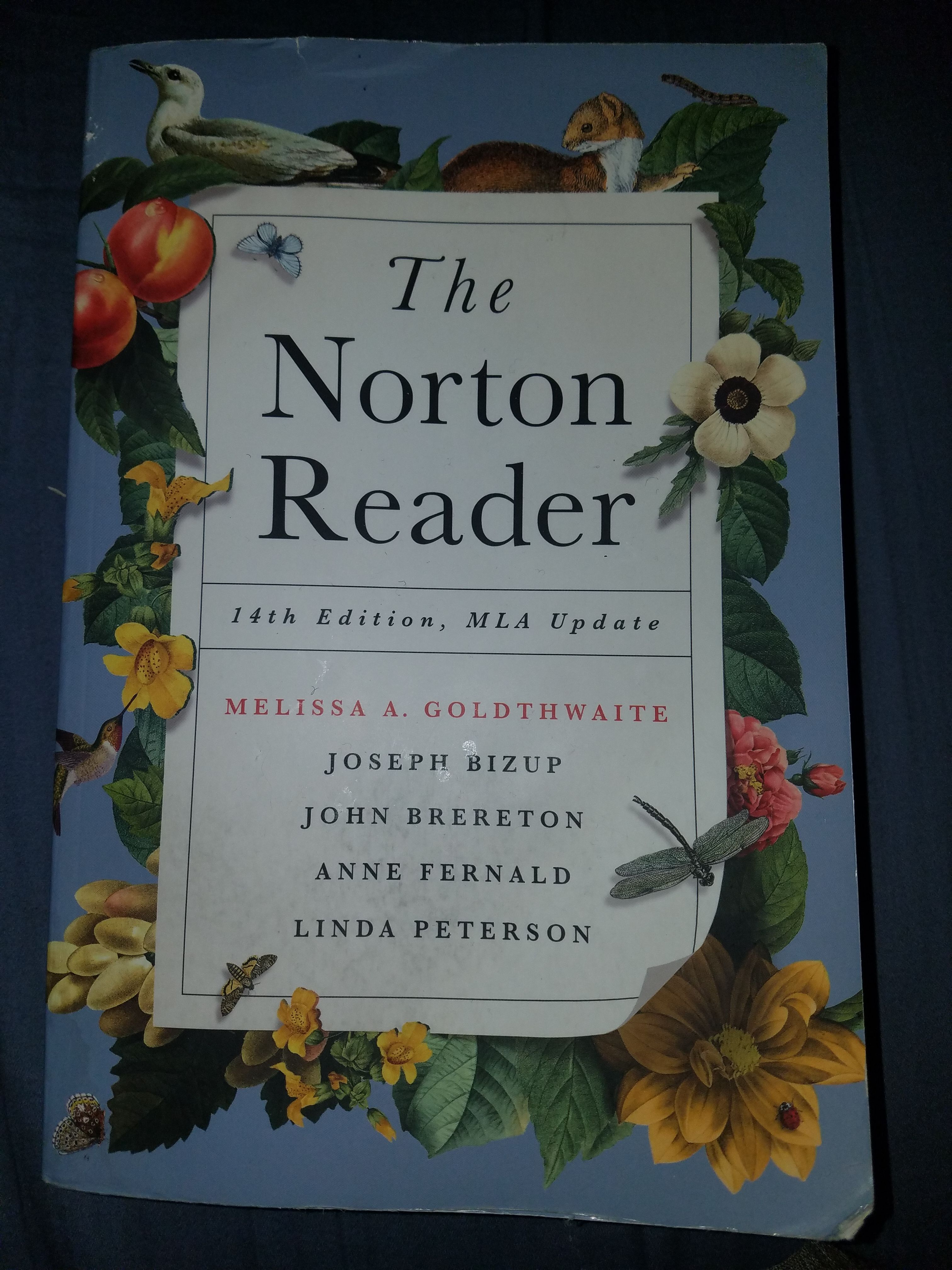 renting the norton reader 14th edition