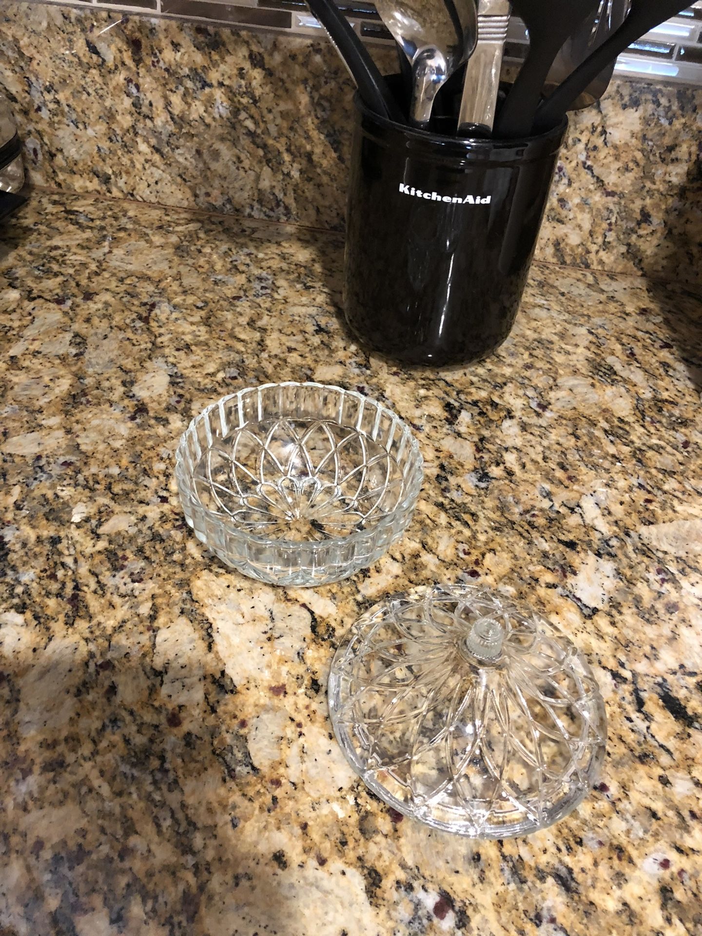 SMALL Glass Bowl