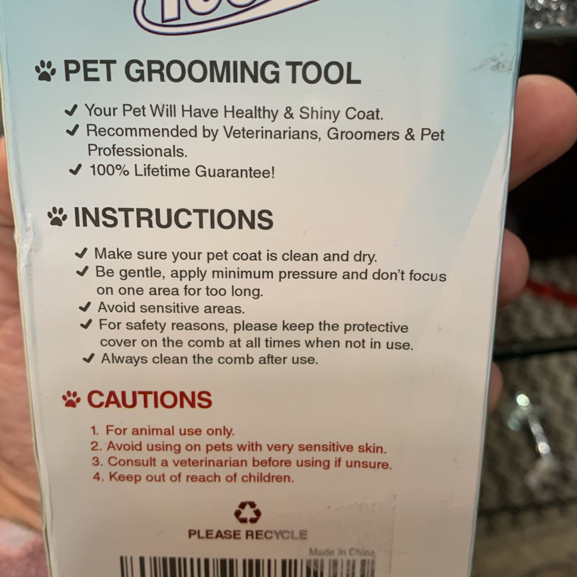 Pet Grooming Tool