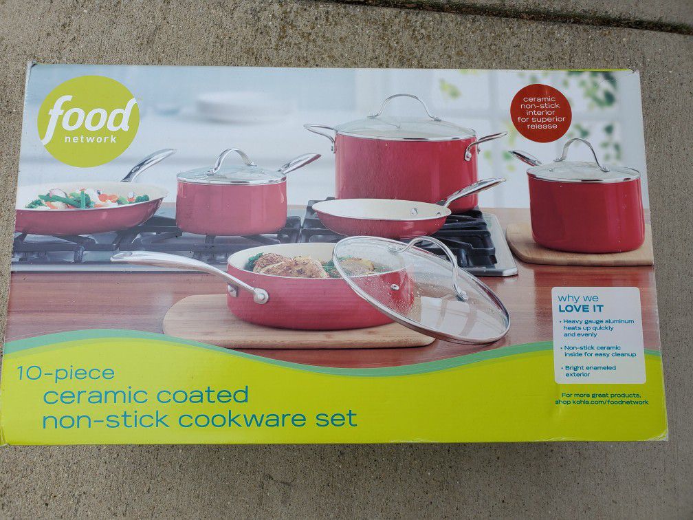 Food Network 10pc Cookware Set