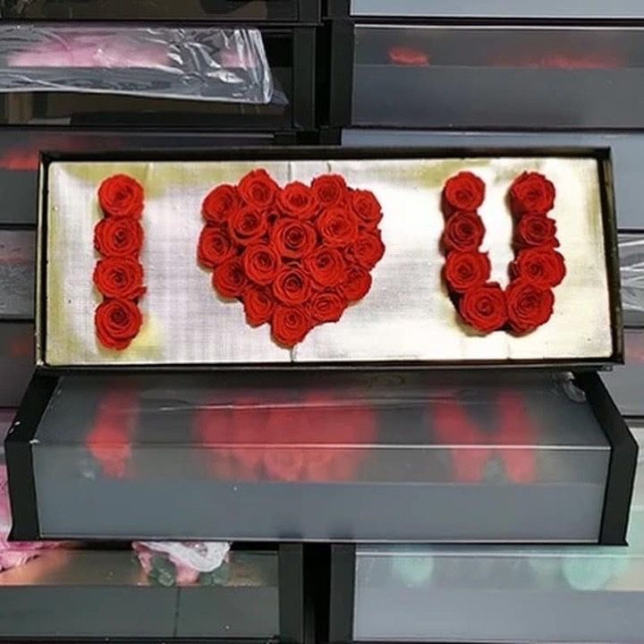I Love You Flower Box