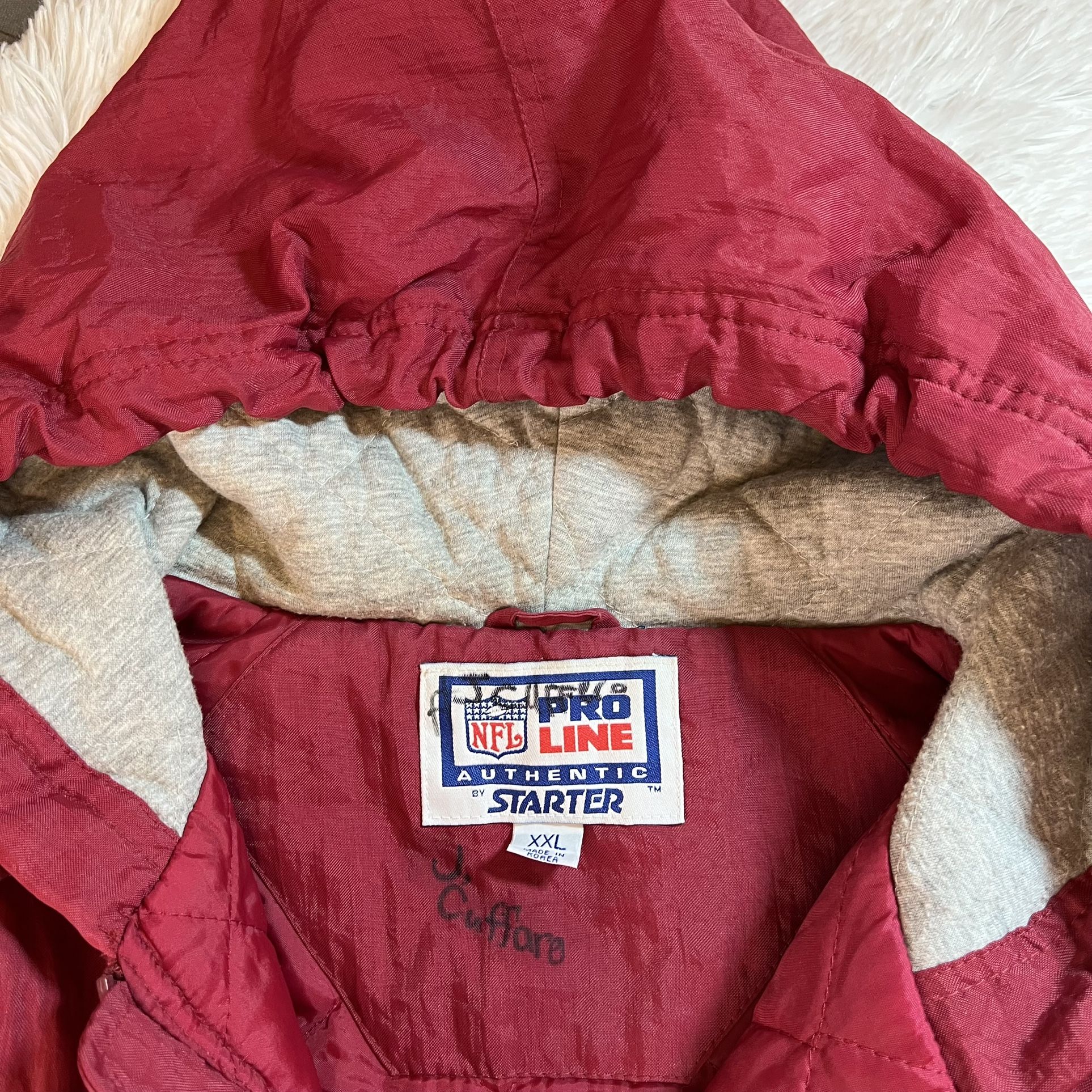 Vintage 90's Starter Pro Line San Francisco 49ers Parka Jacket