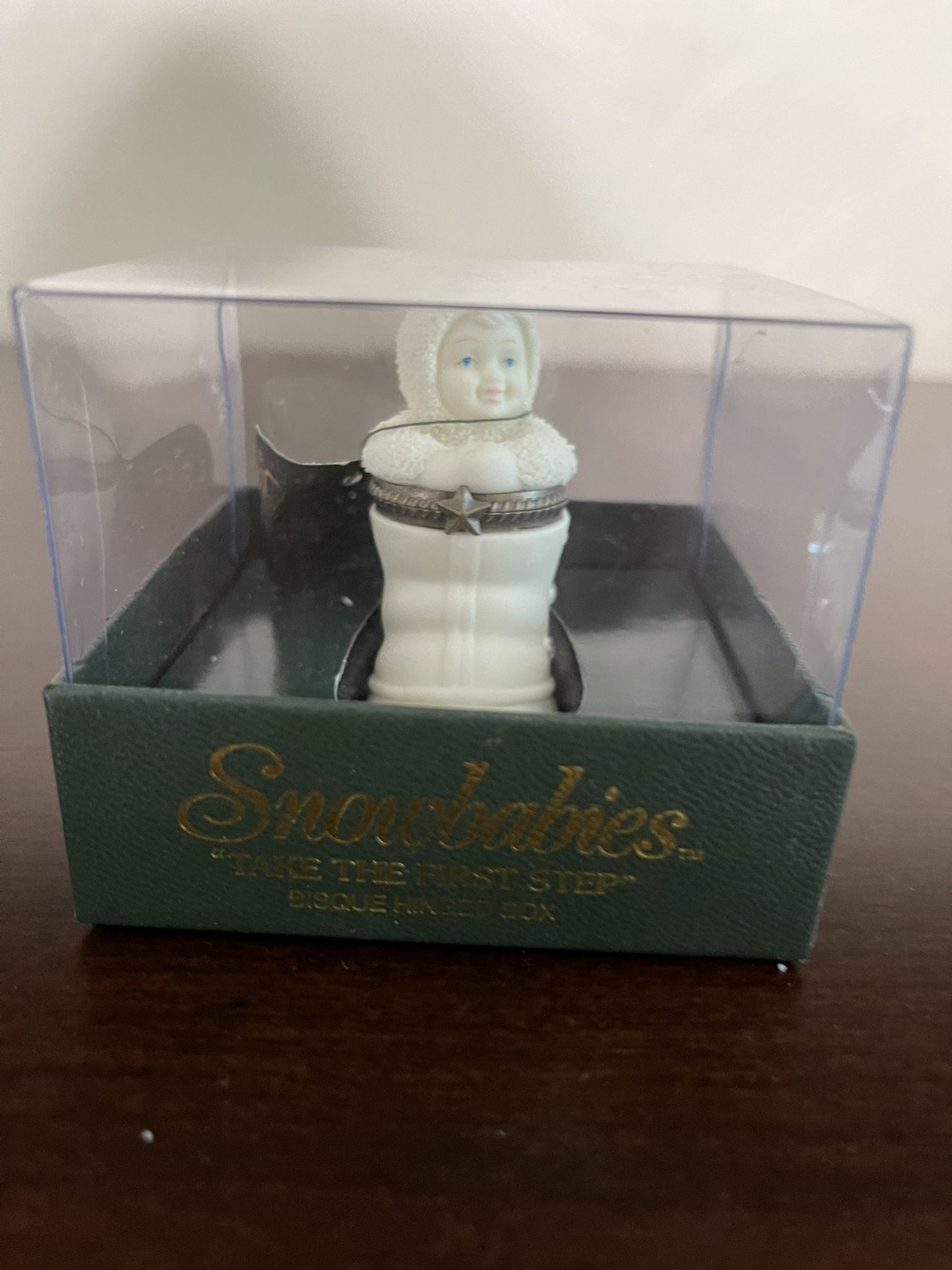 2/$25 or 3/$30 Snowbabies Take the First Step hinged box