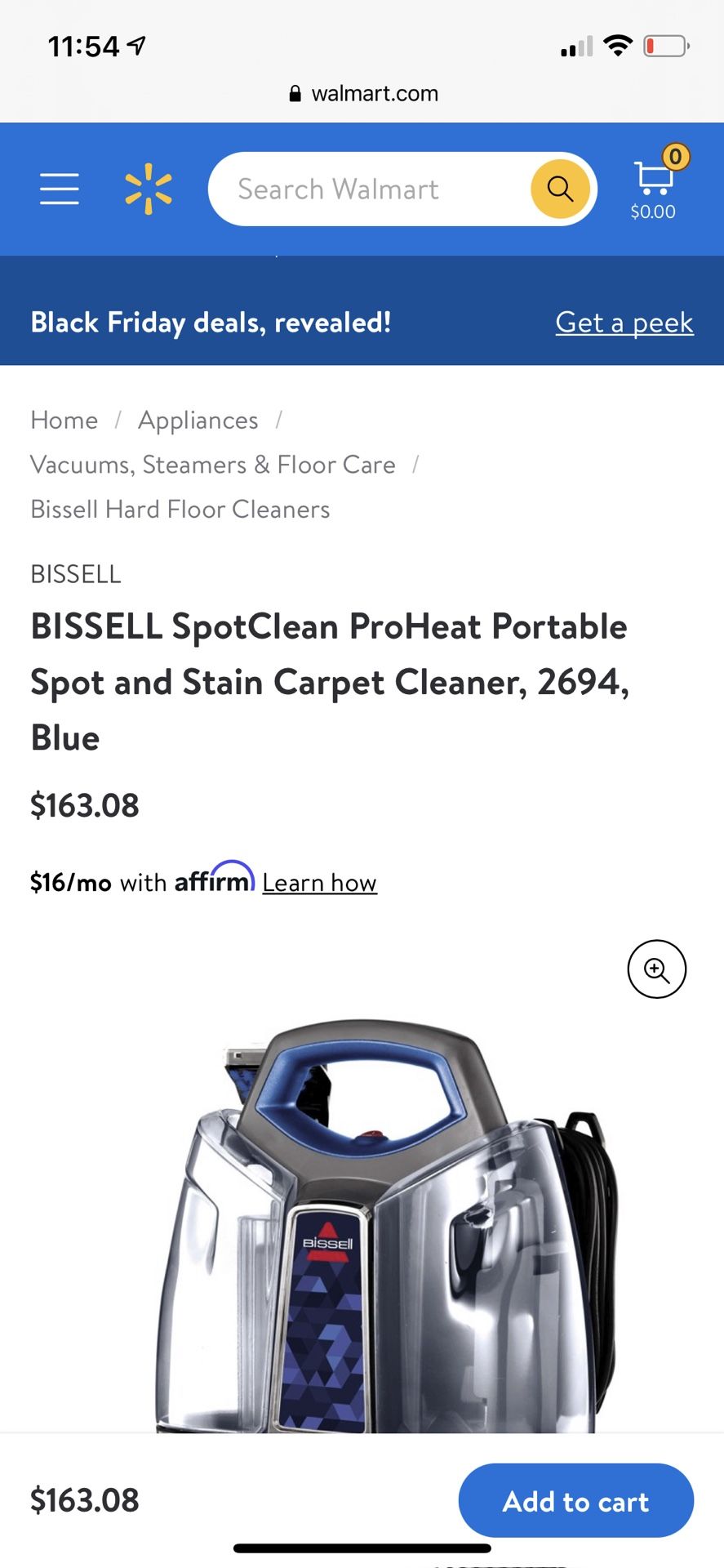 Bissell Spotclean Proheat