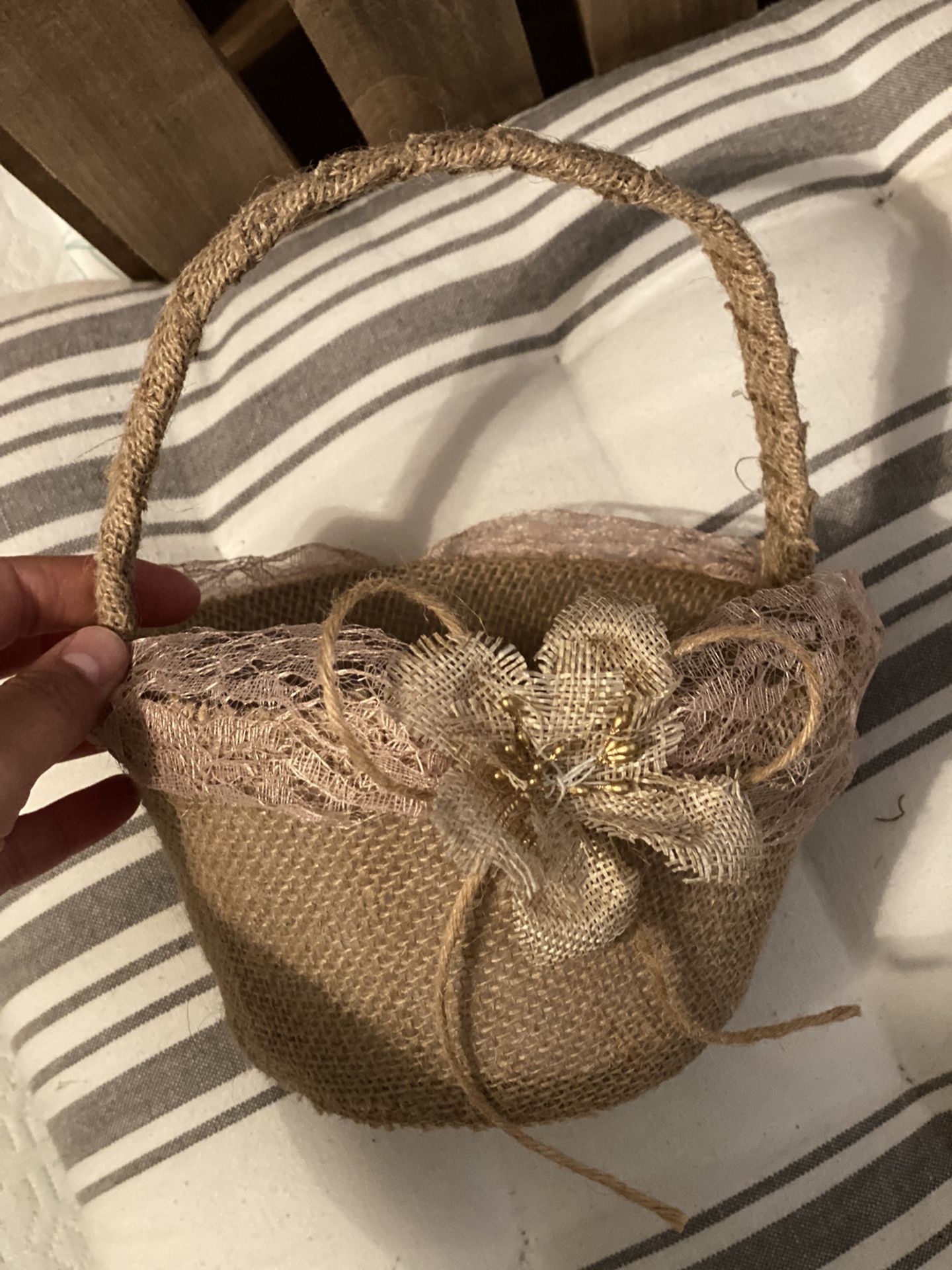 2 Flower Girl Baskets (buy One Or Both) Wedding