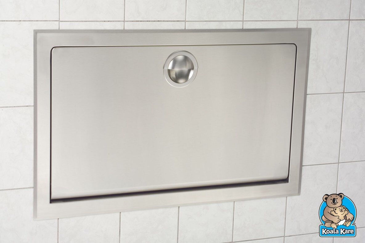 KB110-SSRE, KOALA Recessed Horizontal Stainless Steel Baby Changing ...