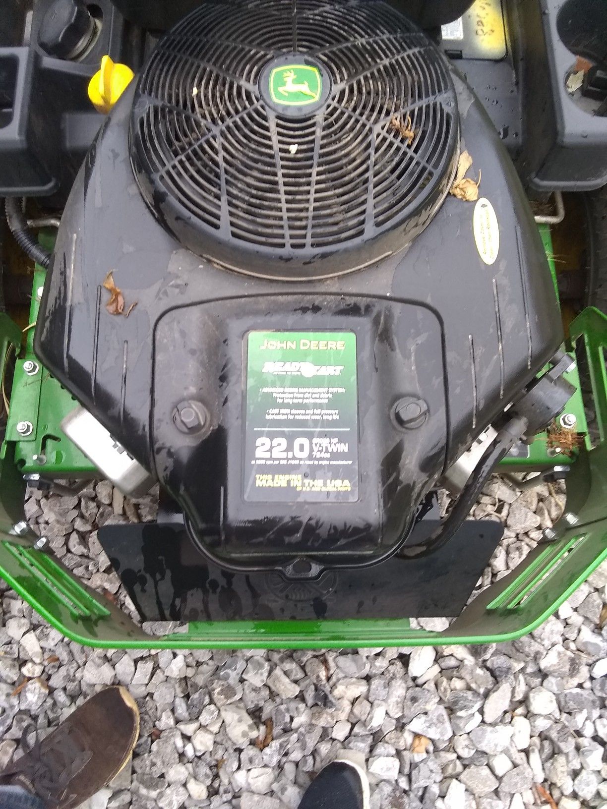 John deer riding lawn mower