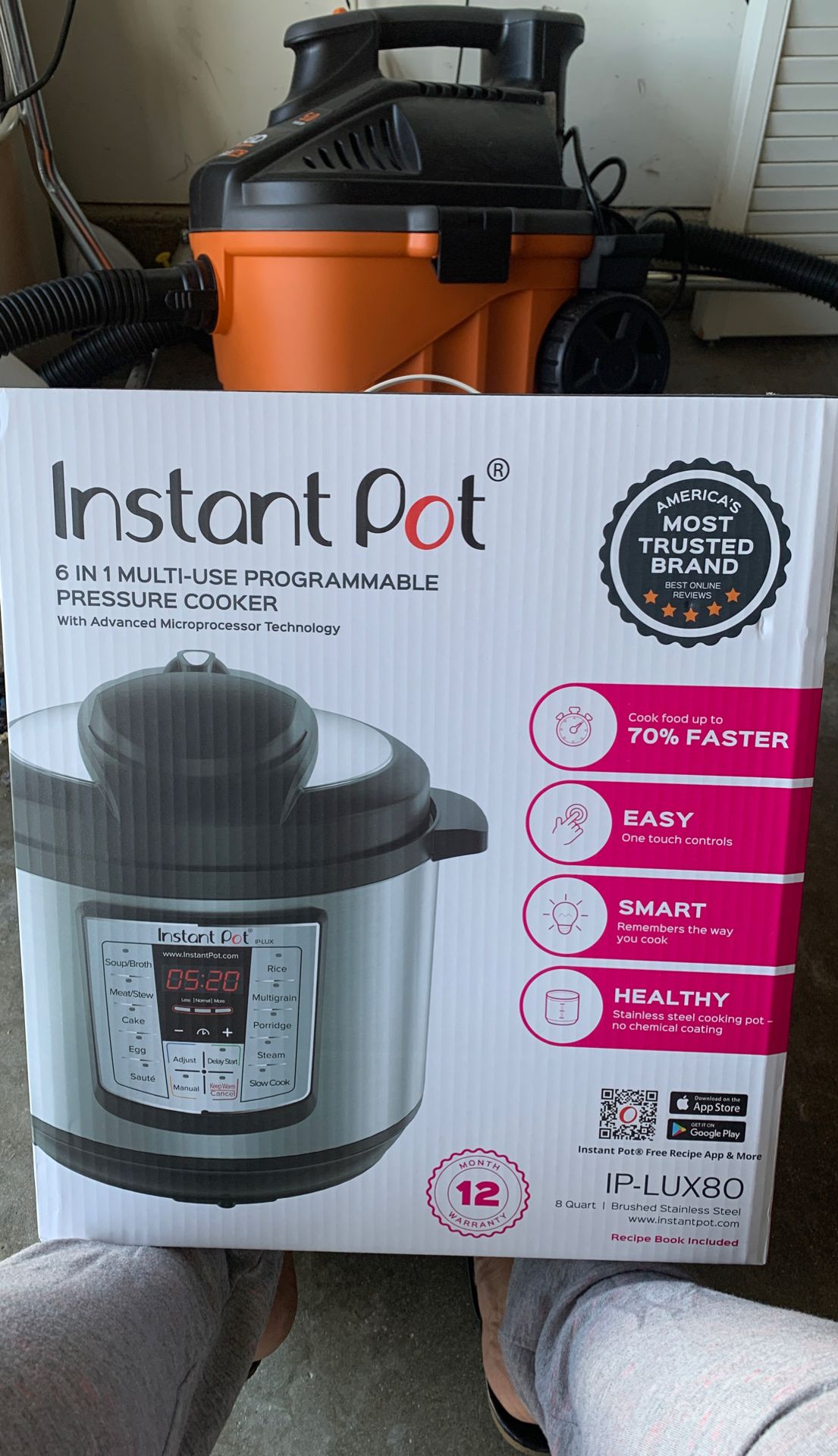 The original InstantPot insta pot 8 quart large size brand new never ...