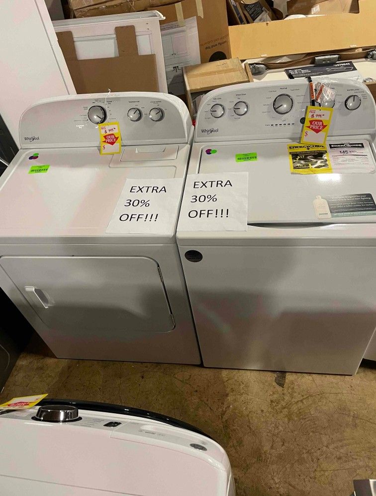 WHIRLPOOL Top Load Washer and Dryer PAIR!