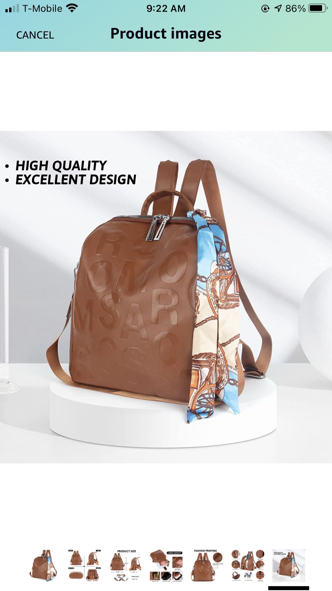 Women's Fashion Backpack Purse Waterproof PU Leather Multipurpose Small Daypacks Purse for Teen Girls Travel Convertible Satchel Handbags and Shoulder
