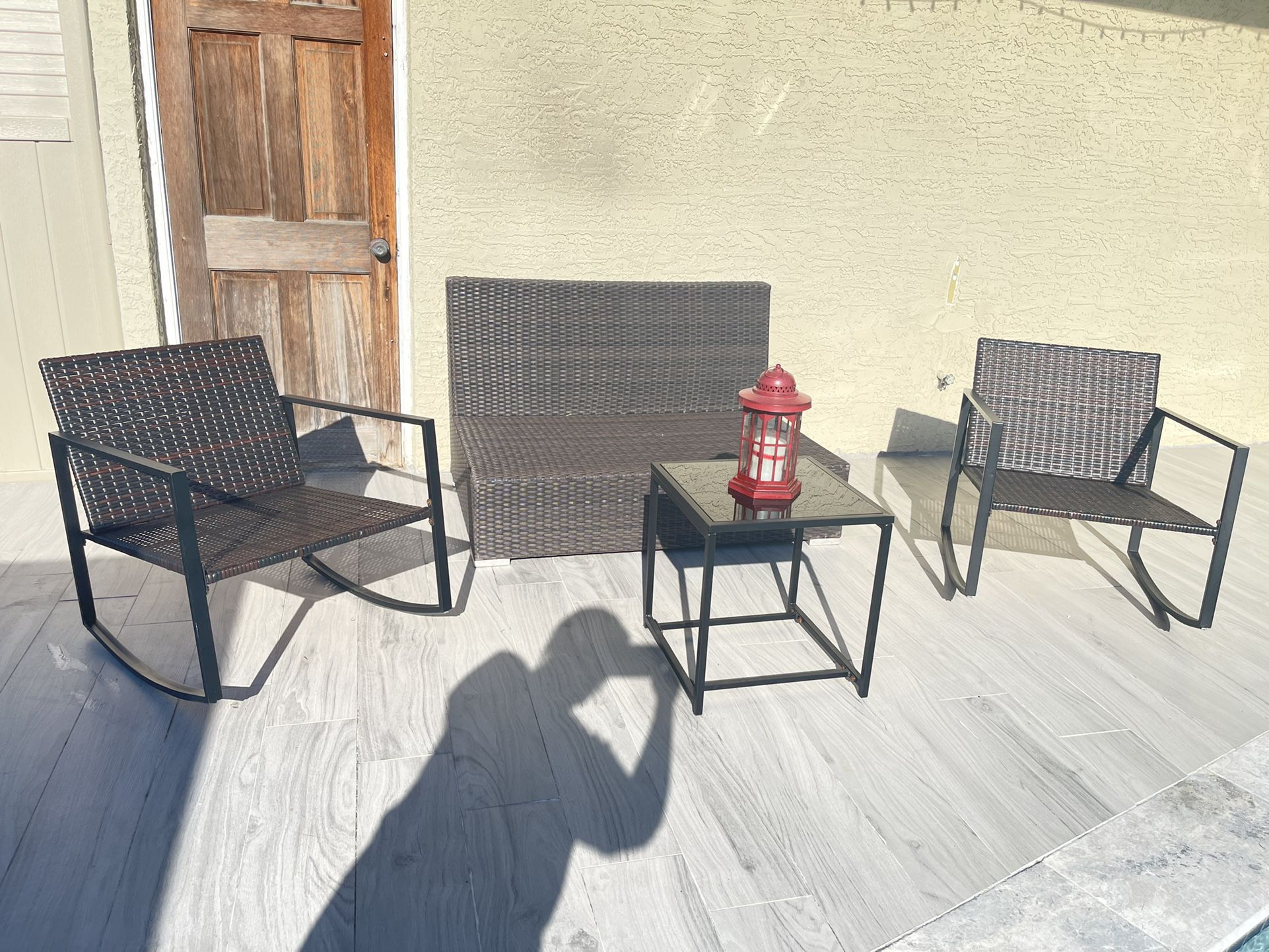 Outdoor Furniture/patio Furniture/outdoor Set/patio Set/balcony Set/outdoor Rocking Chairs/patio Seats/muebles De Patio Balcon Terraza/sillas De Patio
