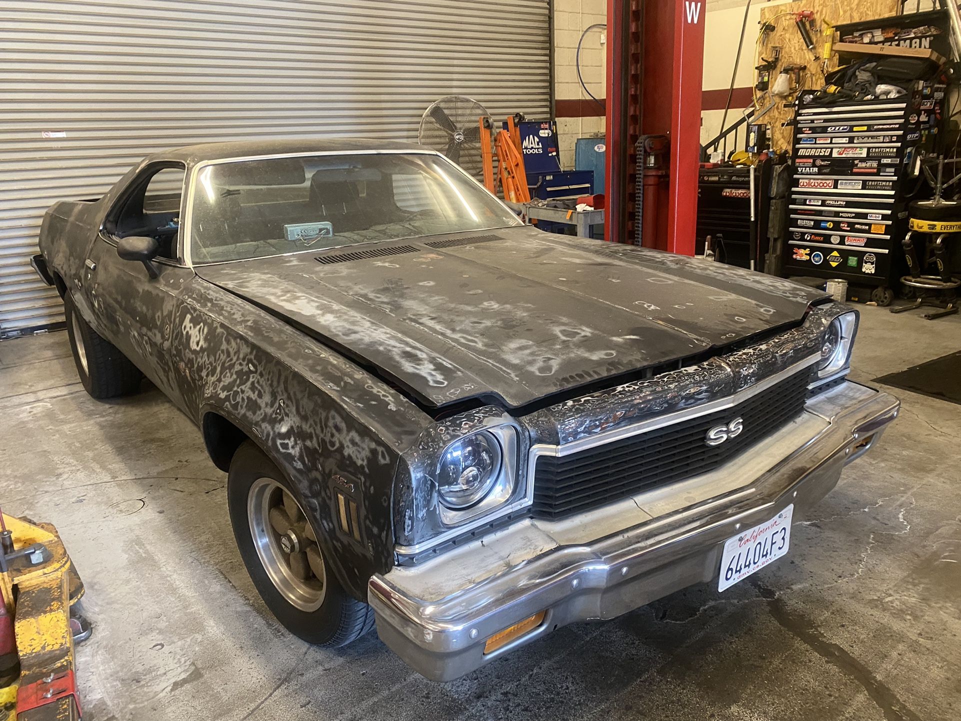 1973 SS El Camino 454 Muncie four-speed
