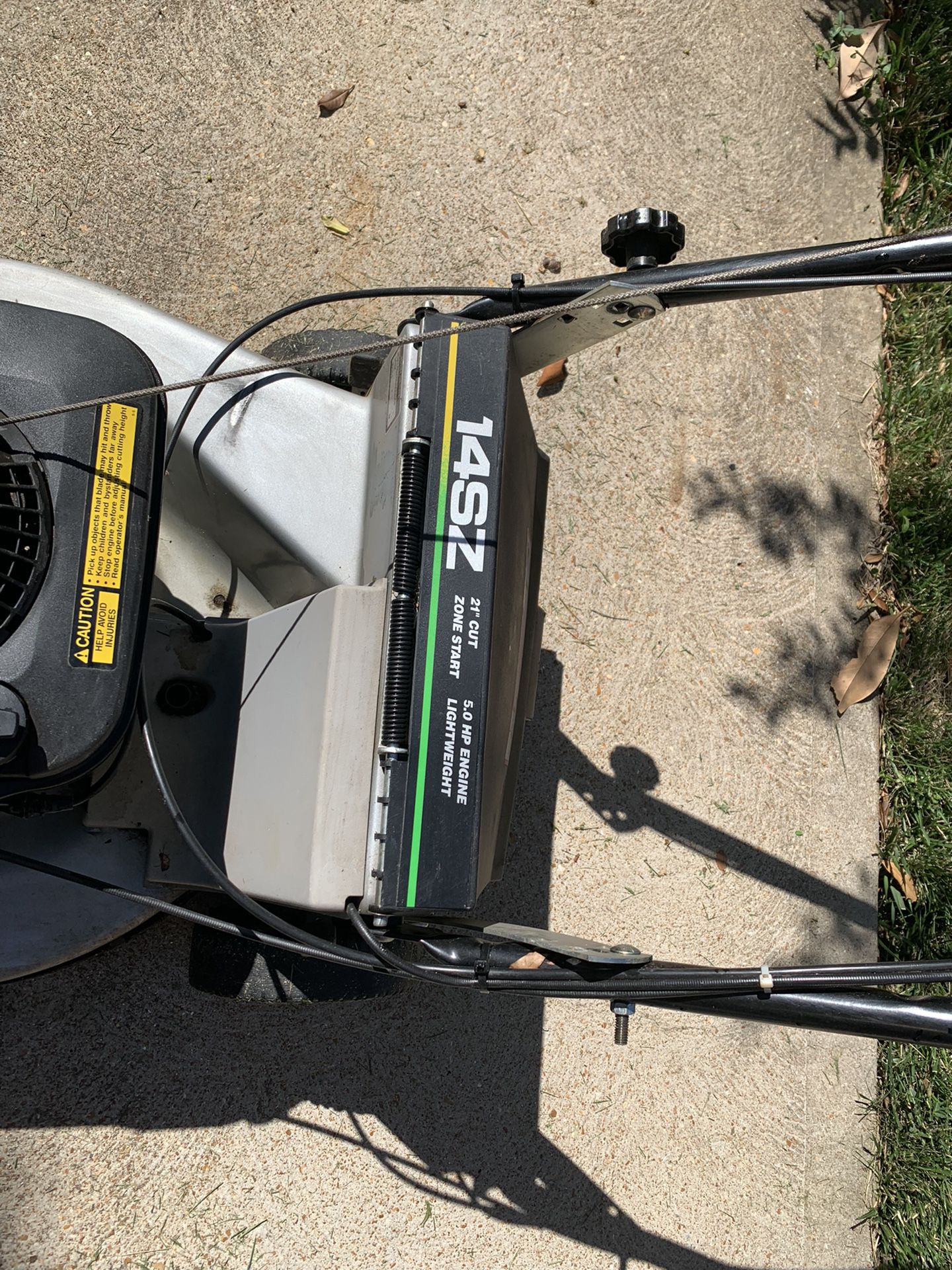 John Deere 14SZ Self-propelled Lawn Mower 21” Wide Cut