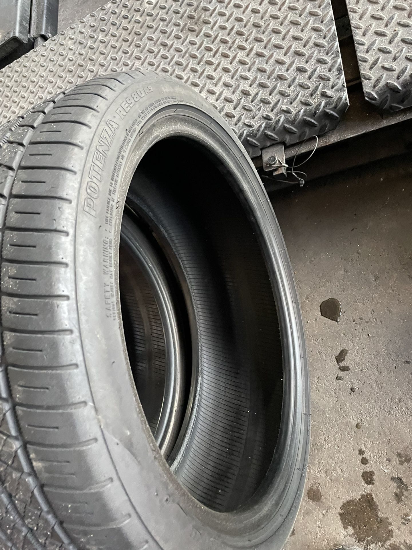 2 … 22540R18 Bridgestone Potenza Run flat Tires For $120 for The Pair Picked Up Or $150 Installed And Balanced .  Texas Extreme Tire Co 1305 Presto