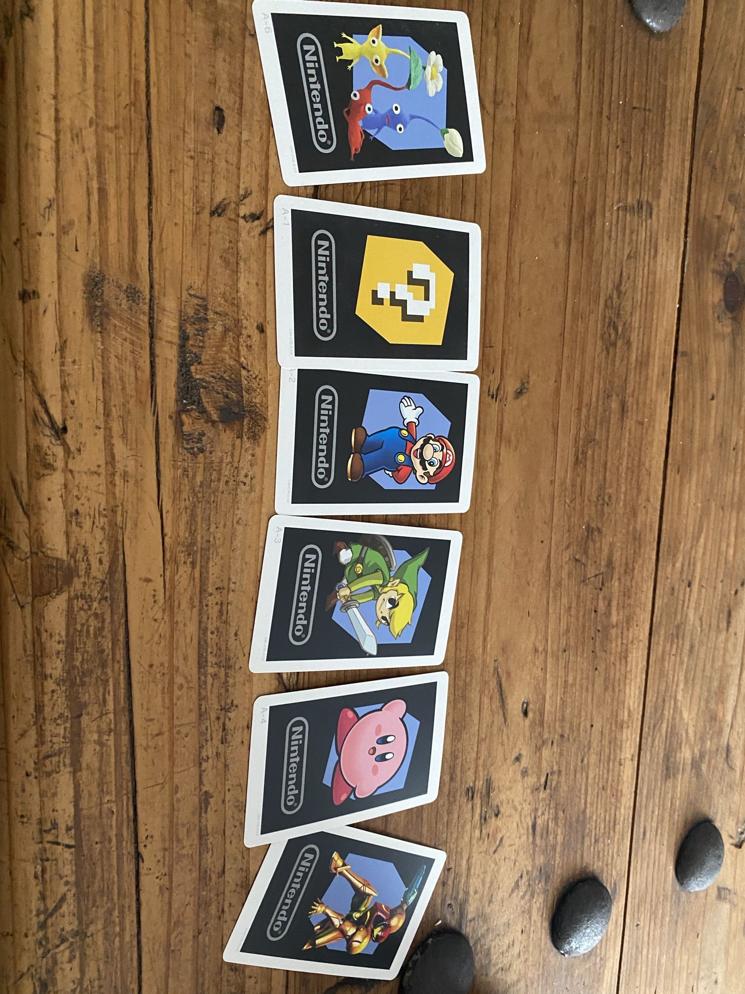 Vintage Nintendo AR cards