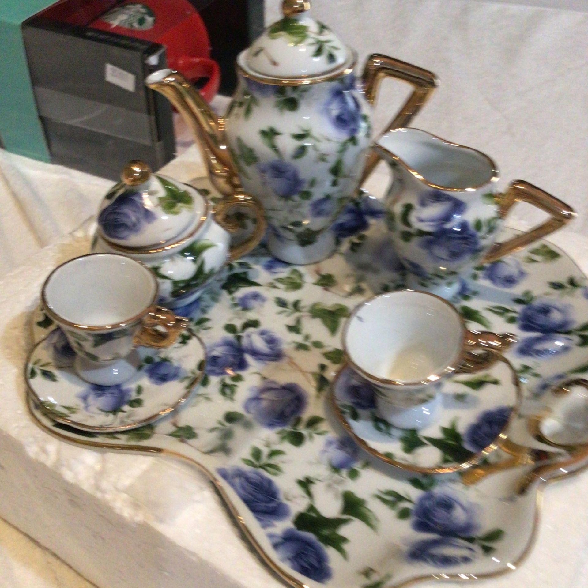 Small Tea Set Porcelain