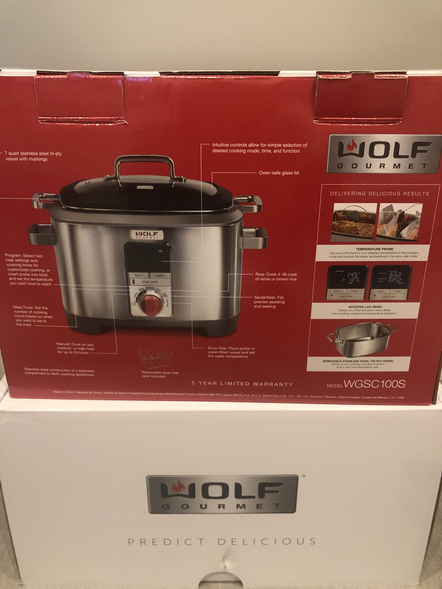 Wolf Gourmet 7 Qt. Multi-Function Cooker