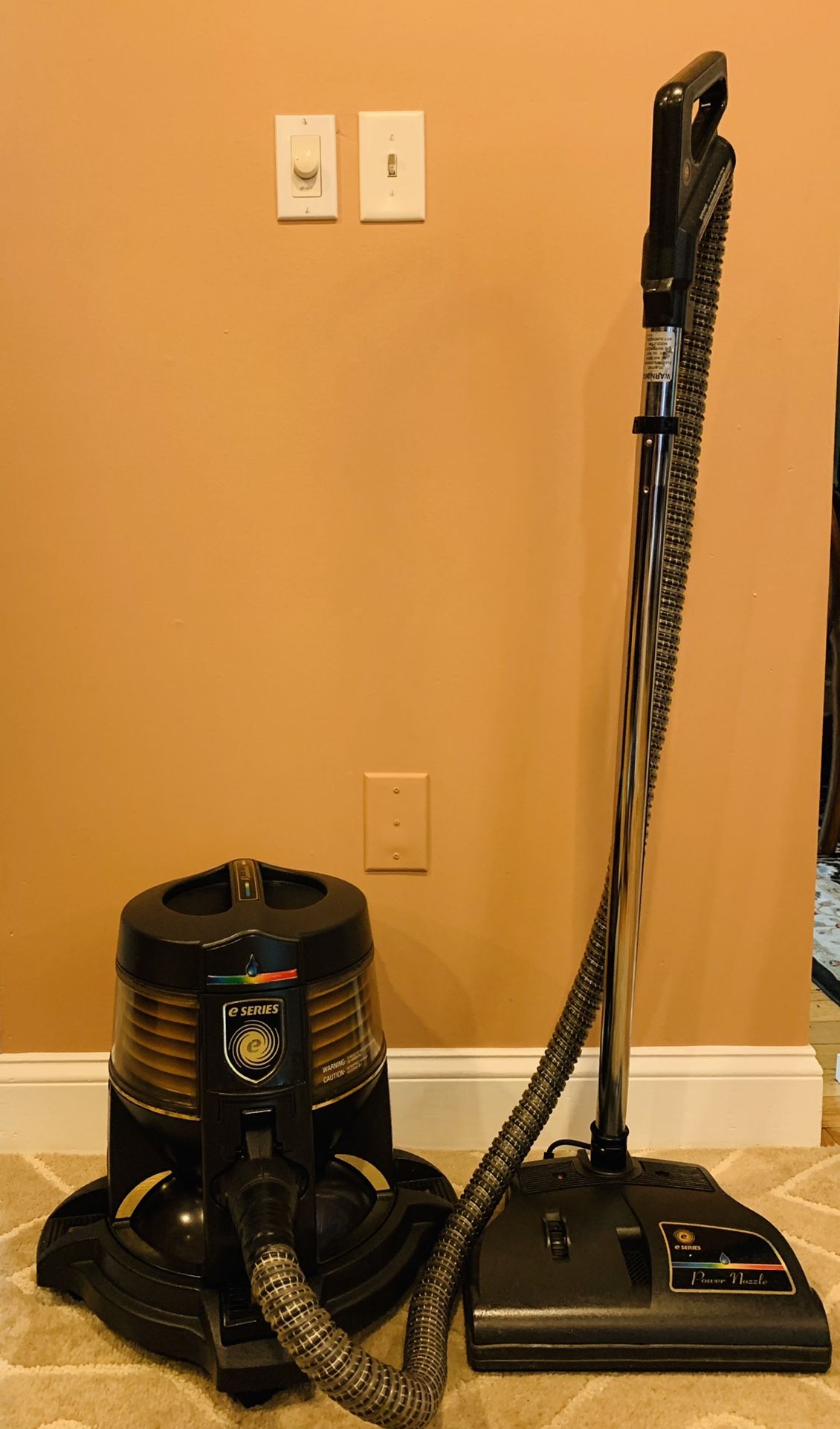 Rainbow E2 gold canister vacuum cleaner