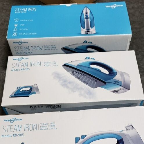 Brand new $15 each steam iron clothes iron self clean anti drip electric iron