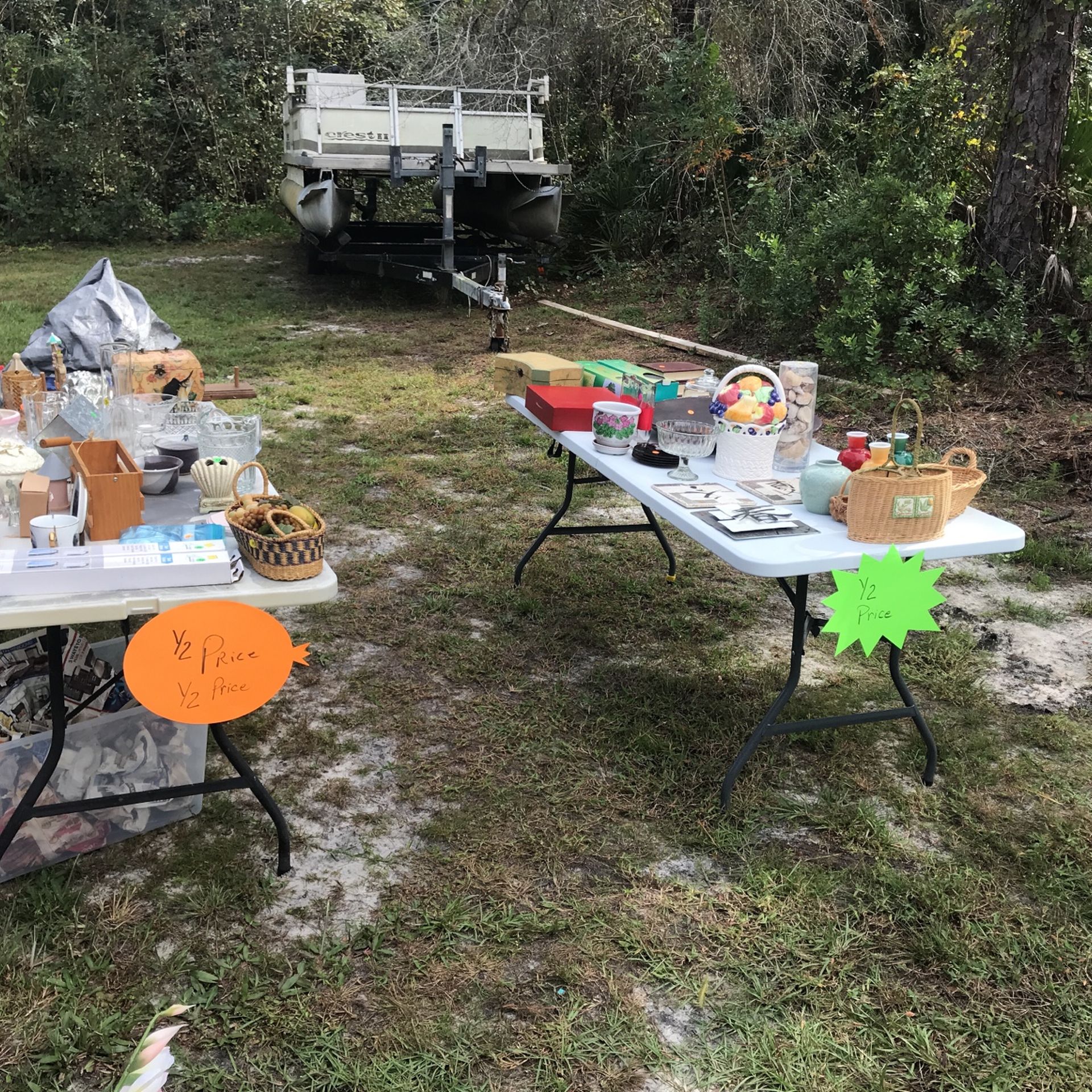 Last Day October 24th Yard Sale Until 5pm
