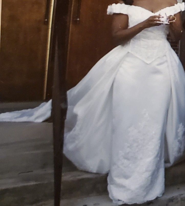 Couture Italian Ivory Wedding Dress Size 12