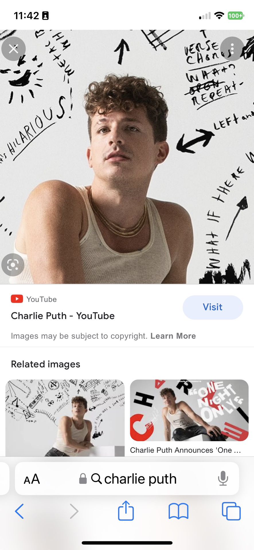 Charlie Puth DC Concert 10/29/22 8 PM