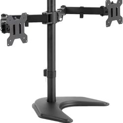VIVO STAND VIVO STAND-V002F Dual LED LCD Monitor Free-Standing Desk Stand for 2 Screens  Thumbnail