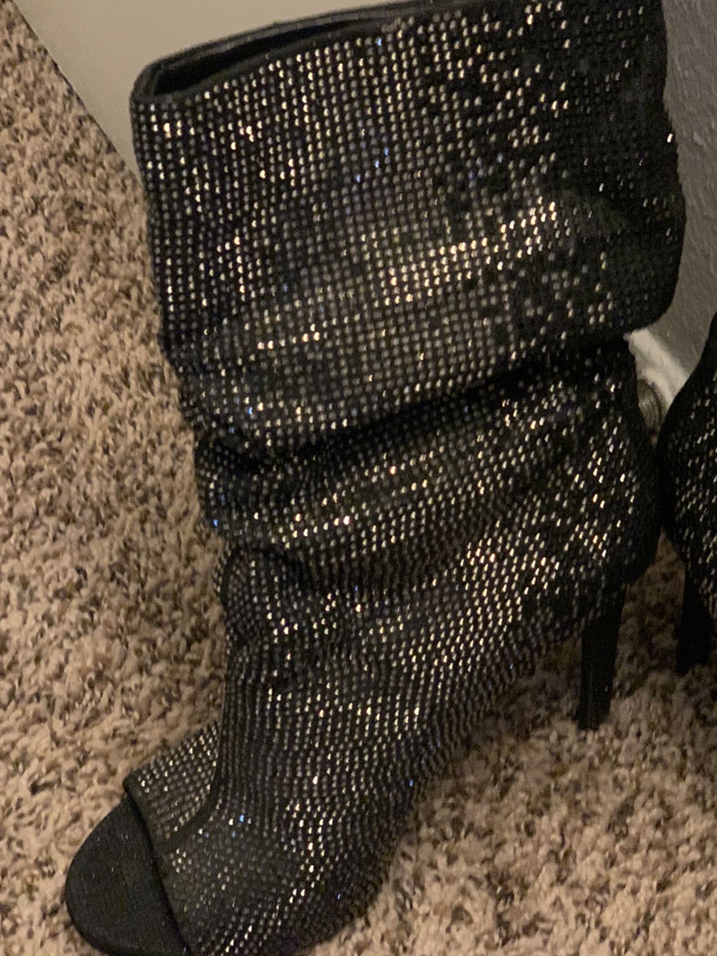 Jessica Simpson Rinstone Stiletto Booties