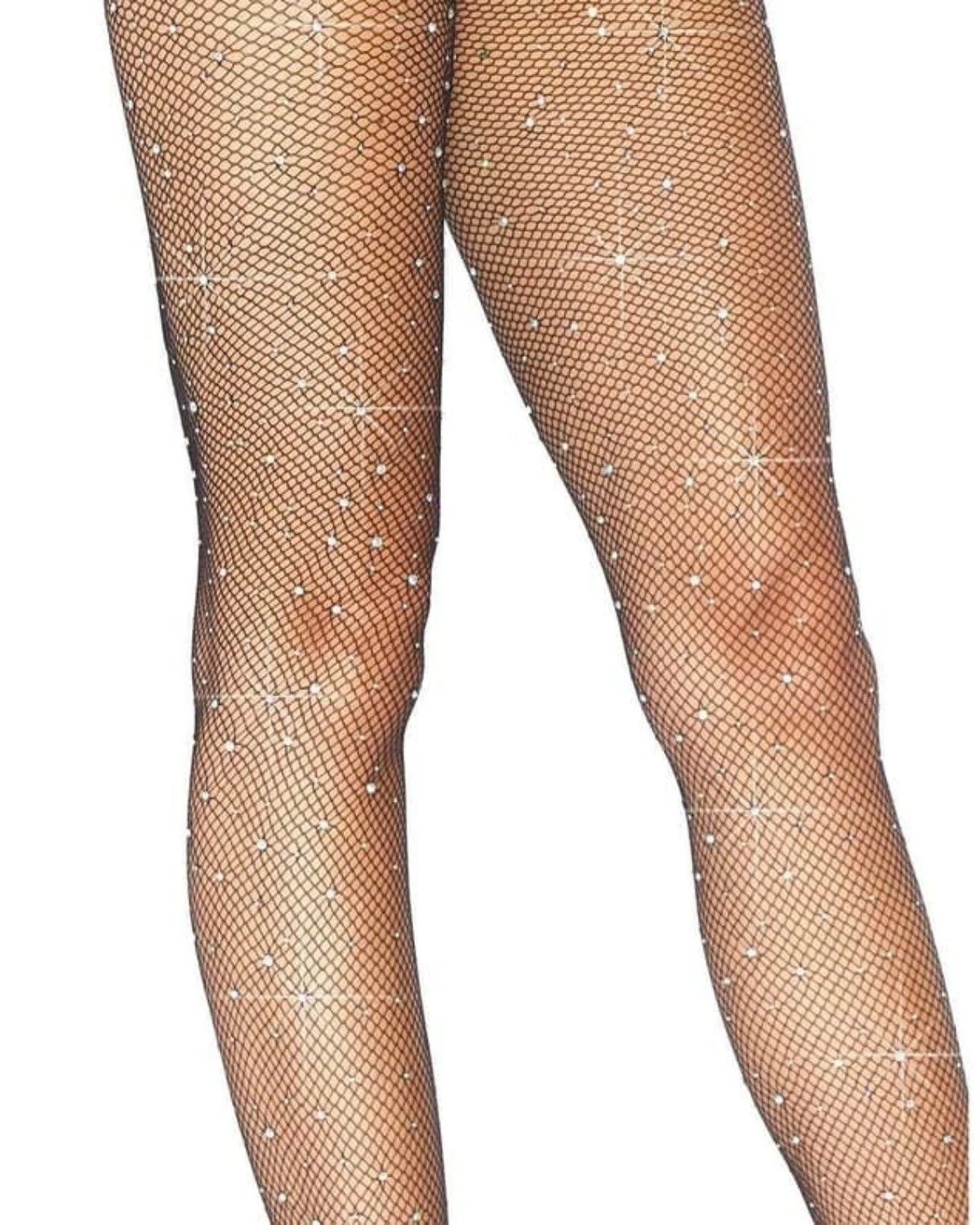 Iridescent Fishnet tights