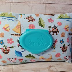 Moana Friends Pampers Wipes Cover  Thumbnail