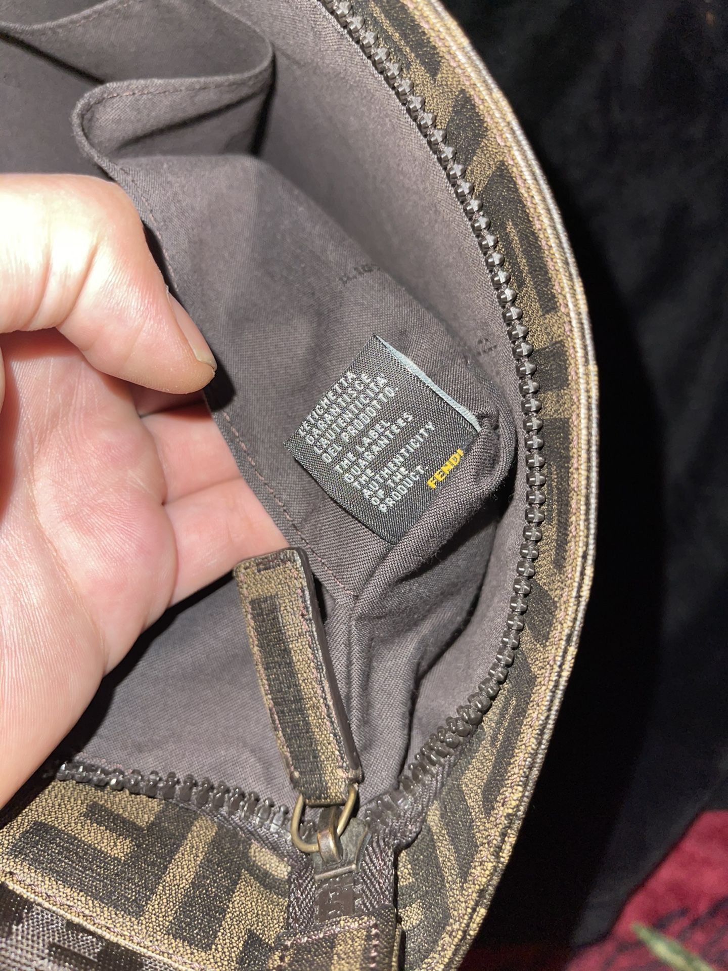 Fendi Zucca Messenger Bag