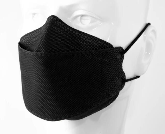 100pcs KF94 black mask individual pack