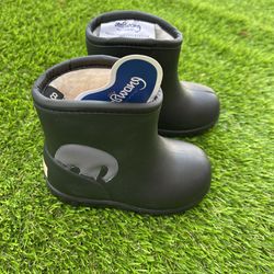 New In Box Toddler Unisex Waterproof Snow Winter Warm black color Boots Thumbnail