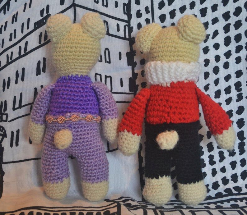 Crochet stuffed bears