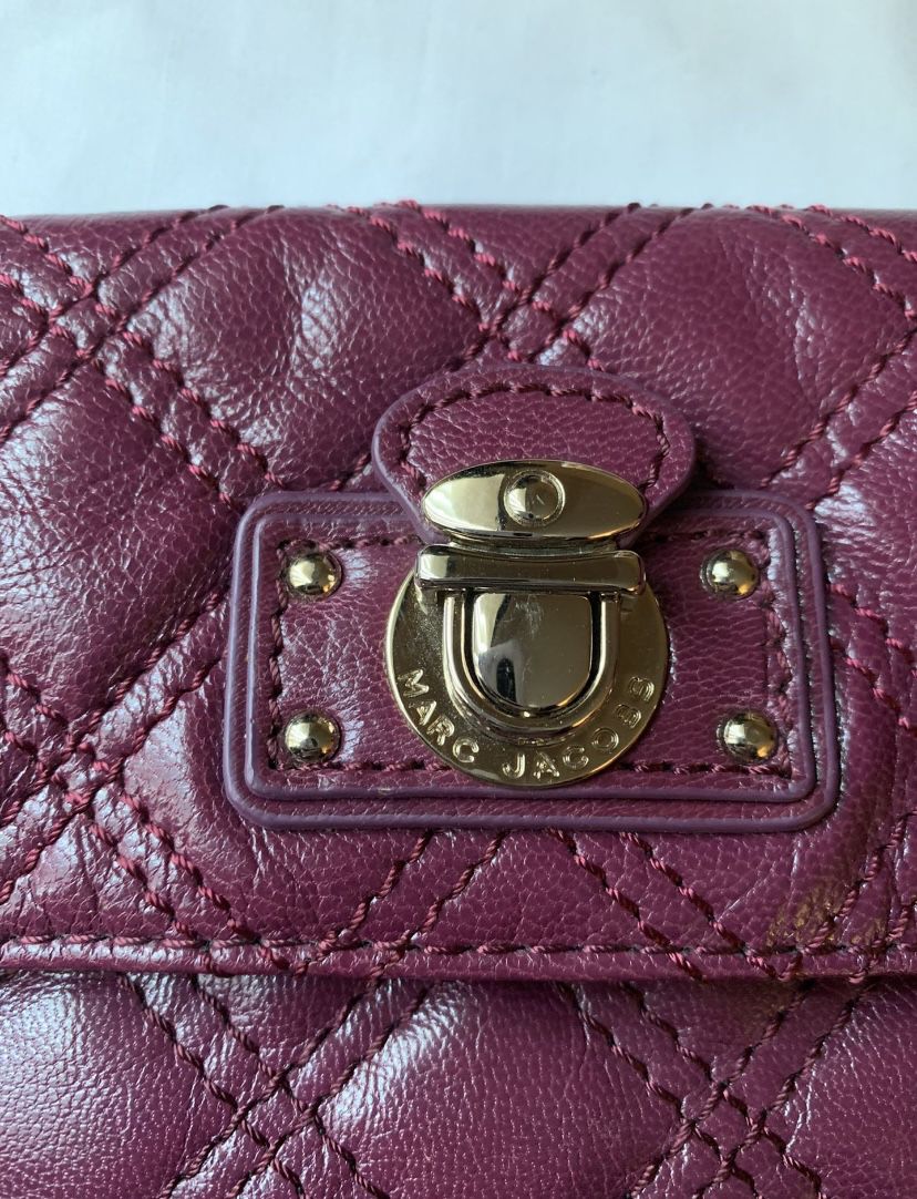 Purple Marc Jacobs Clutch Bag