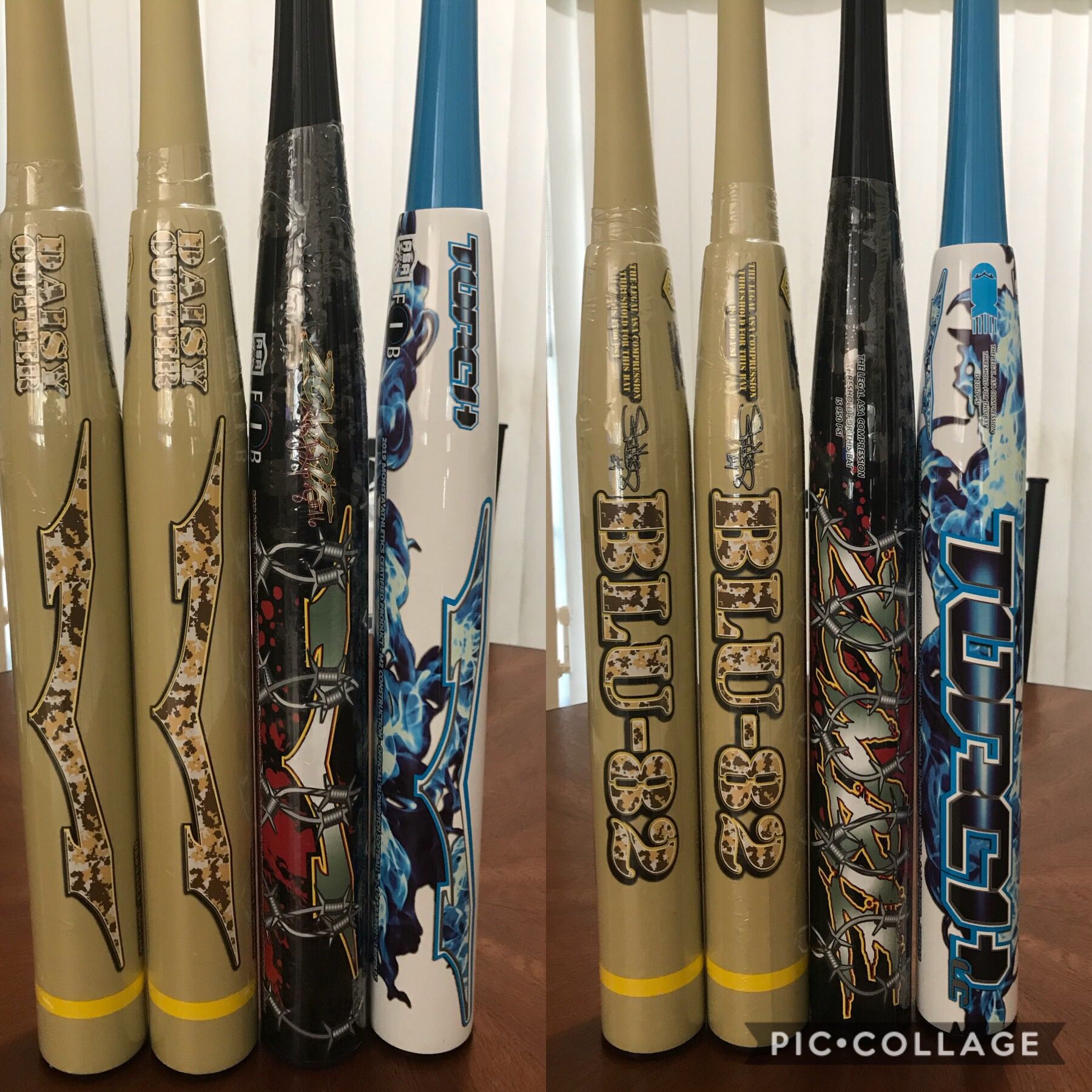 Monsta Slowpitch Softball Bat Torch, Zombie, Daisy Cutter Blu82 BRAND