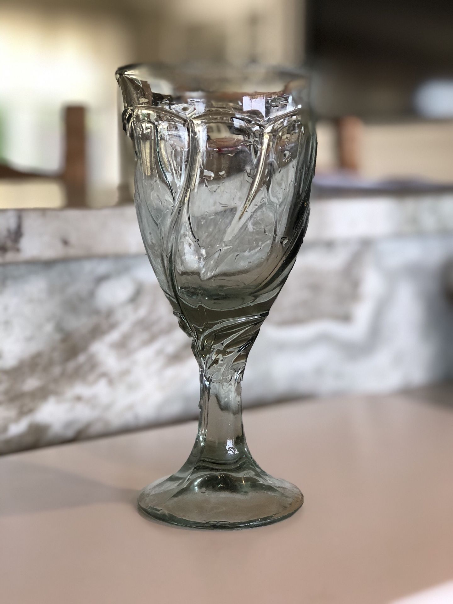 Light Green Sweet Swirl Iced Tea Goblets set of 12 by Noritake